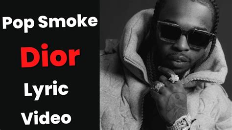 Dior by POP SMOKE Lyrics Meaning .